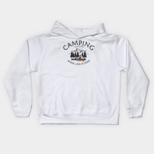 Camping 5-star Kids Hoodie